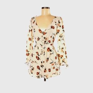 American Eagle Floral Boho Romper
